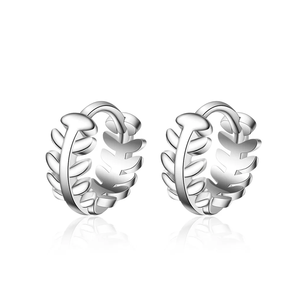 New Trendy Leaf Earrings For Women Two Colors 925 Sterling Silver Earrings oorbellen pendientes Birthday Gift Drop Shipping
New Trendy Leaf Earrings For Women Two Colors 925 Sterling Silver Earrings oorbellen pendientes Birthday Gift Drop Shipping
