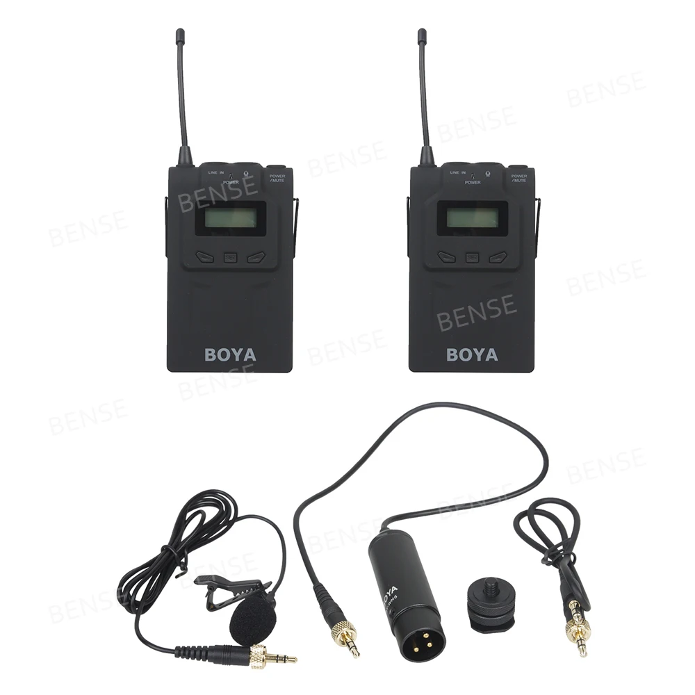 BOYA BY WM6 UHF Беспроводная микрофонная система всенаправленный Lavalier микрофон для Canon