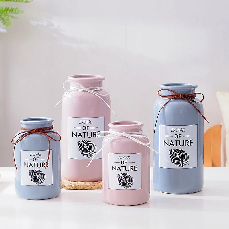 1pc Pink Blue Ceramic Flower Vase with Rope Leaf Design Floral Vase Craft Hydroponic Container Home Table Decoration
1pc Pink Blue Ceramic Flower Vase with Rope Leaf Design Floral Vase Craft Hydroponic Container Home Table Decoration