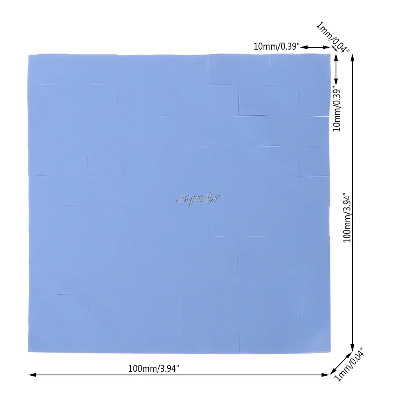 1 Pcs 100x100x1mm GPU CPU Thermal Pad Silicone Heatsink Cooler Conductive Pads Whosale&Dropship
1 Pcs 100x100x1mm GPU CPU Thermal Pad Silicone Heatsink Cooler Conductive Pads Whosale&Dropship