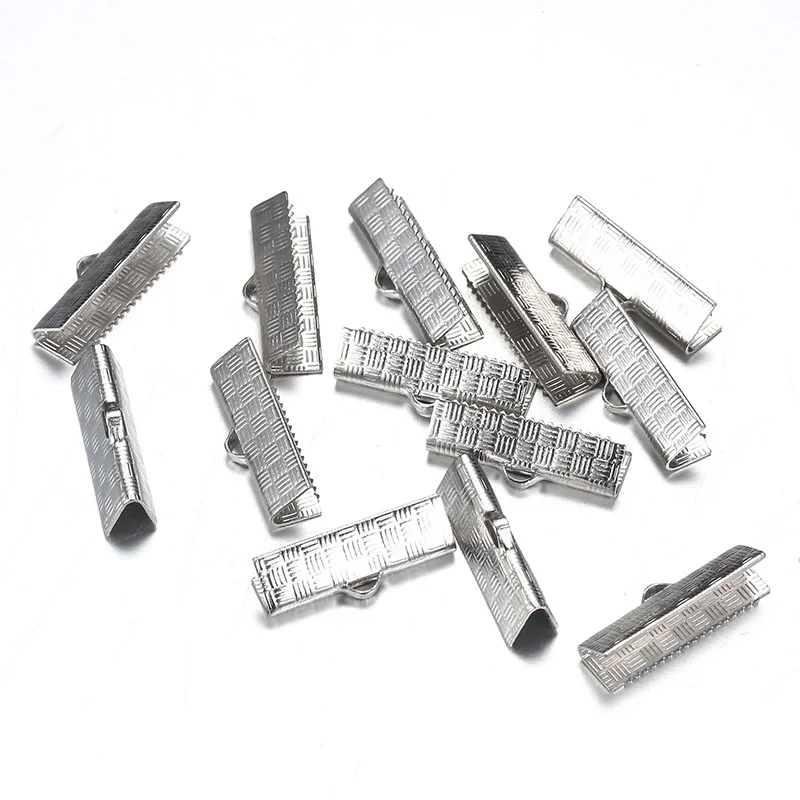 50Pcs/lot Stainless Steel Crimp Beads For Jewelry DIY Making Leather Cord End Clamps Accessories
50Pcs/lot Stainless Steel Crimp Beads For Jewelry DIY Making Leather Cord End Clamps Accessories