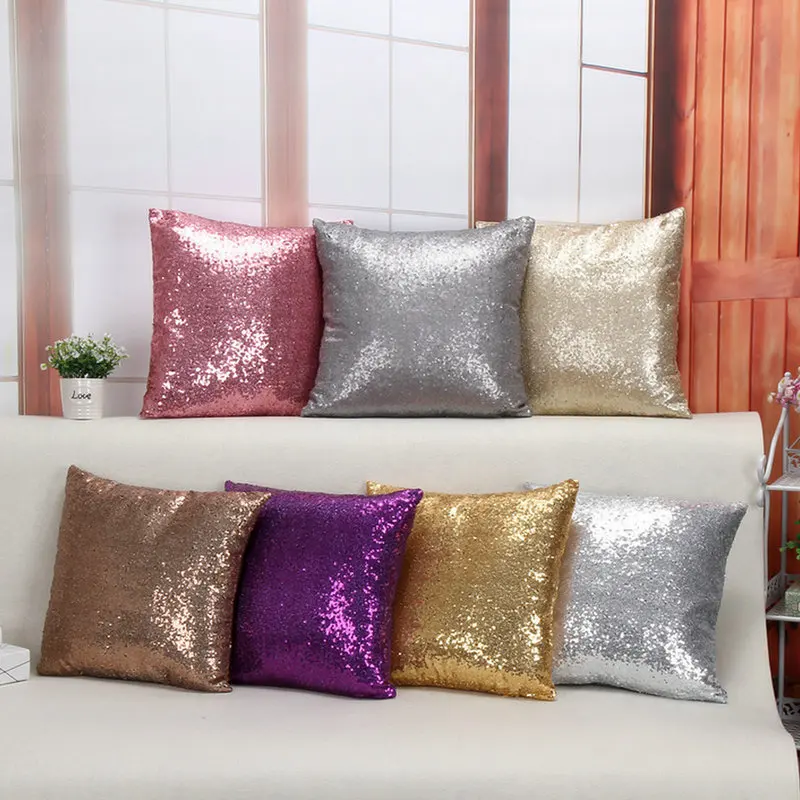 Solid Color Glitter Sequins Home Decorative Throw Pillow Cases for Christmas Birthday Party Bling Cusion Cover Pillows 45cm*45cm
Solid Color Glitter Sequins Home Decorative Throw Pillow Cases for Christmas Birthday Party Bling Cusion Cover Pillows 45cm*45cm