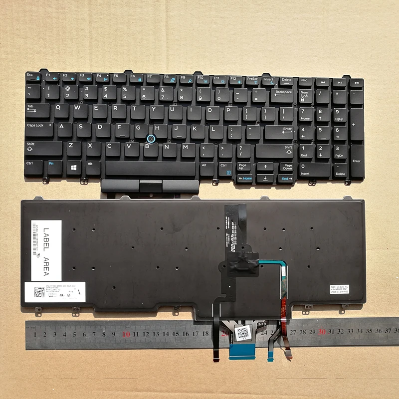 US backlit new laptop keyboard for Dell Precision 15 (7510), 17 (7710) 3510 3310 15 5000 E5570 E5550 m7710 PK1313M1B00 0383D7
US backlit new laptop keyboard for Dell Precision 15 (7510), 17 (7710) 3510 3310 15 5000 E5570 E5550 m7710 PK1313M1B00 0383D7