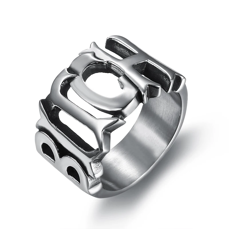 Bitch Letter Rings For Girls Ladies Biker For Women Size 5-10 Punk Style 316l Stainless Steel Party Band
Bitch Letter Rings For Girls Ladies Biker For Women Size 5-10 Punk Style 316l Stainless Steel Party Band