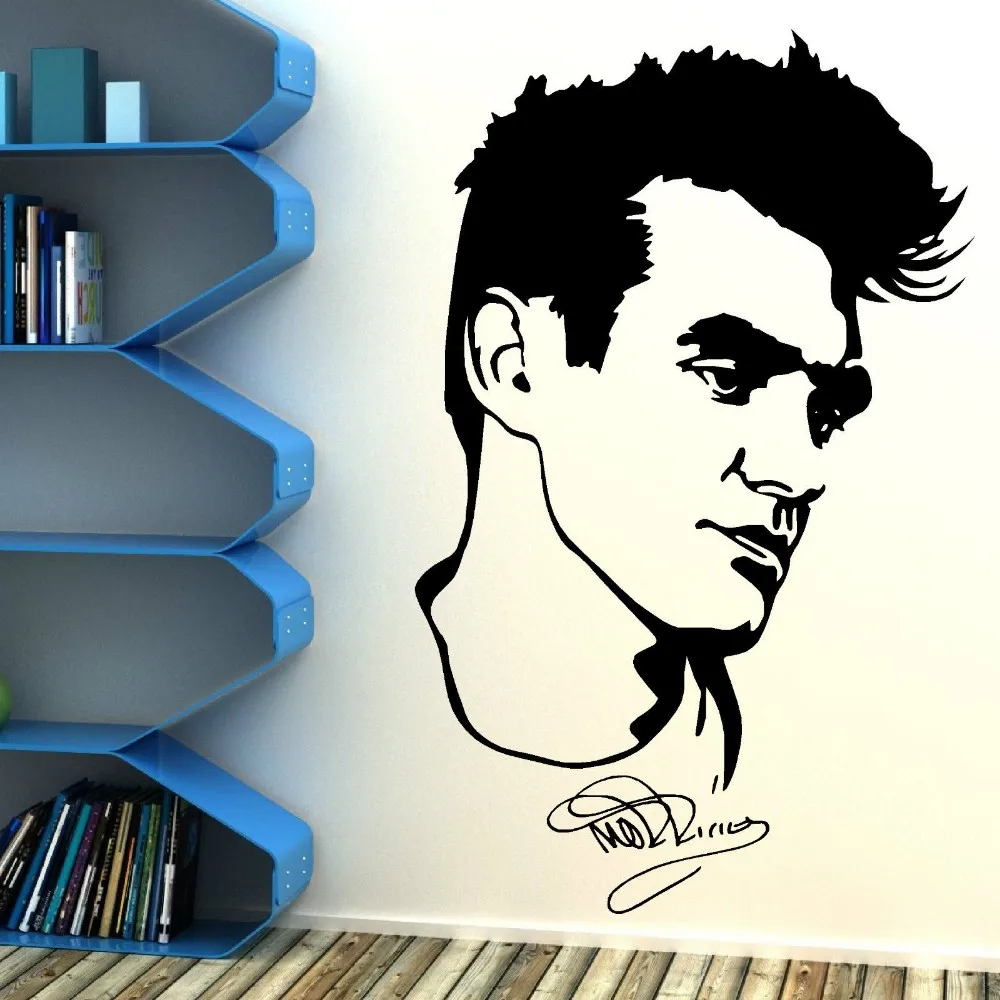 2018 Bedroom Character Wall Stickers Morrissey The Smiths Vinyl Art Sticker Decal Living Room Home Decor Mural Wallpaper #m743
2018 Bedroom Character Wall Stickers Morrissey The Smiths Vinyl Art Sticker Decal Living Room Home Decor Mural Wallpaper #m743