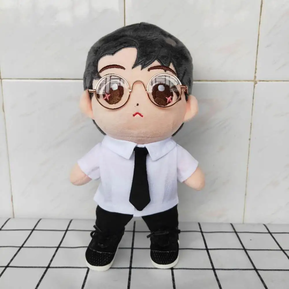 20cm doll use glasses shirts trousers sports shoes tie stuffing plush doll necktie glasses
20cm doll use glasses shirts trousers sports shoes tie stuffing plush doll necktie glasses