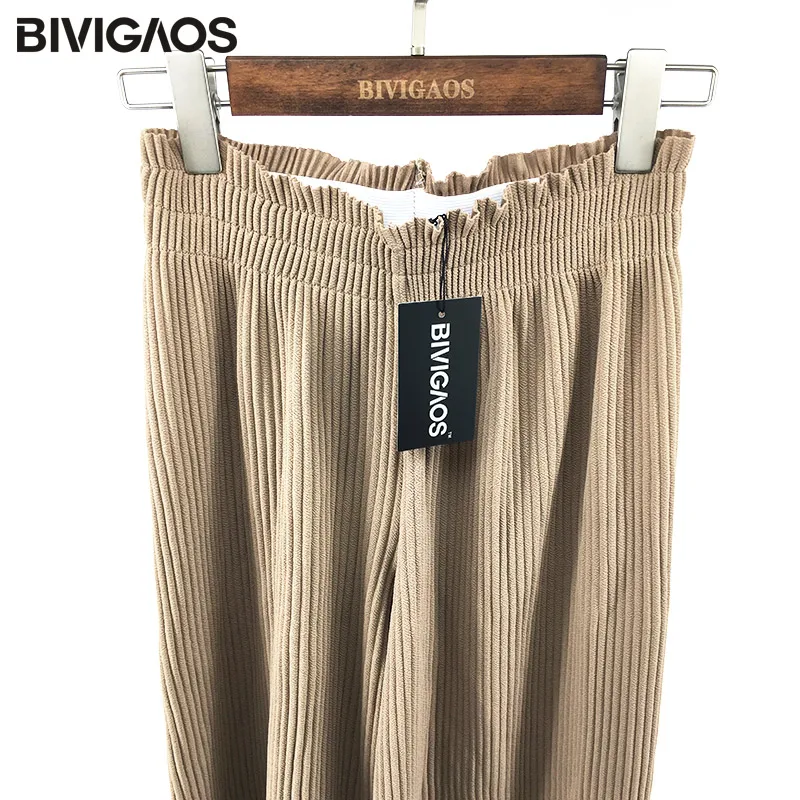 BIVIGAOS Fall New Womens Knitted Wide Leg Pants Pressure Pleated Thick Casual High Waist Loose Pants For Women Trousers Pantalon
BIVIGAOS Fall New Womens Knitted Wide Leg Pants Pressure Pleated Thick Casual High Waist Loose Pants For Women Trousers Pantalon