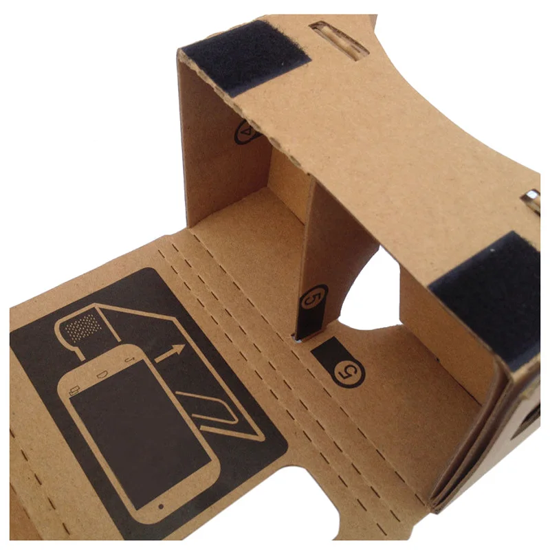 Очки виртуальной реальности Google Cardboard 3d очки VR Box Фильмы для Nexus Moto X сотовый