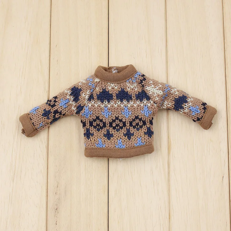 Blyth doll clothes with cotton rope, free shipping 1/6 blyth doll shirts unisex doll accessories