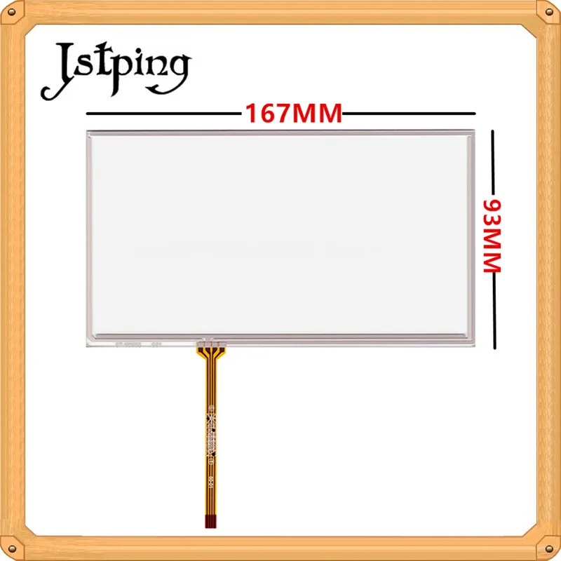 Jstping 7 дюймовый сенсорный экран с четырьмя проводами для AUO C070FW03 V0 167 мм * 93 167*92 4