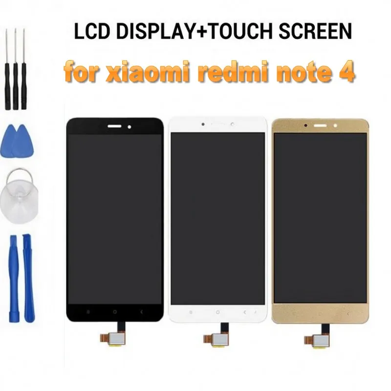 ЖК дисплей + дигитайзер сенсорный экран в сборе для Xiaomi redmi note 4 hongmi prime сотовый