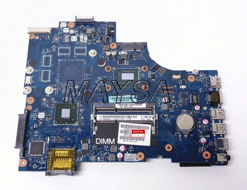 CN-0NJ7D4 0NJ7D4 NJ7D4 MAIN BOARD Fit For Dell Inspiron 17 3721 Laptop Motherboard 17.3'' VAW11 LA-9102P Pentium 2117U CPU DDR3
CN-0NJ7D4 0NJ7D4 NJ7D4 MAIN BOARD Fit For Dell Inspiron 17 3721 Laptop Motherboard 17.3'' VAW11 LA-9102P Pentium 2117U CPU DDR3