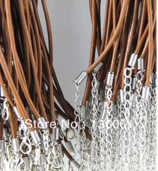 100PCS 2MM Genuine Leather Clasp Velvet Rope Cord Necklace Pendants For Womens Jewelry Gifts Mixed Color Accessories DIY Z2876
100PCS 2MM Genuine Leather Clasp Velvet Rope Cord Necklace Pendants For Womens Jewelry Gifts Mixed Color Accessories DIY Z2876