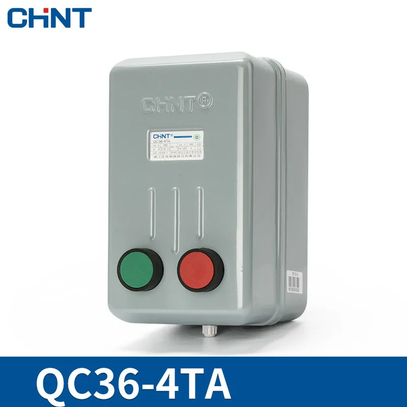 CHINT Electromagnetism Starter Magnetic Force Starter QC36-4TA Motor Starter Phase Protect Magnetic Force Switch
CHINT Electromagnetism Starter Magnetic Force Starter QC36-4TA Motor Starter Phase Protect Magnetic Force Switch