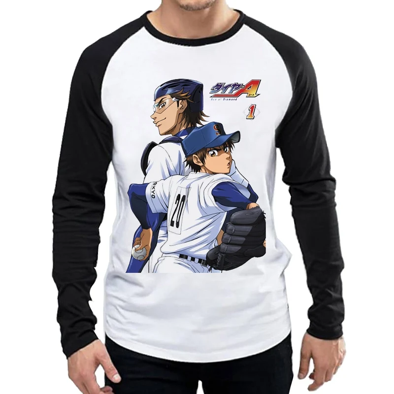 Long Sleeve Ace of Diamond T Shirt Mens Fashion Anime Ace of Diamond Logo T Shirt Top Tees Black Full Sleeve Clothes
Long Sleeve Ace of Diamond T Shirt Mens Fashion Anime Ace of Diamond Logo T Shirt Top Tees Black Full Sleeve Clothes