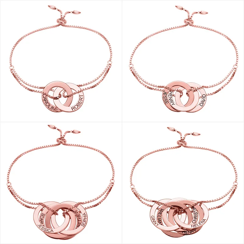 Wholesale Rose Gold Color Personalized Russian Bracelet Customized Russian Bracelet Family Bracelet For Gift
Wholesale Rose Gold Color Personalized Russian Bracelet Customized Russian Bracelet Family Bracelet For Gift