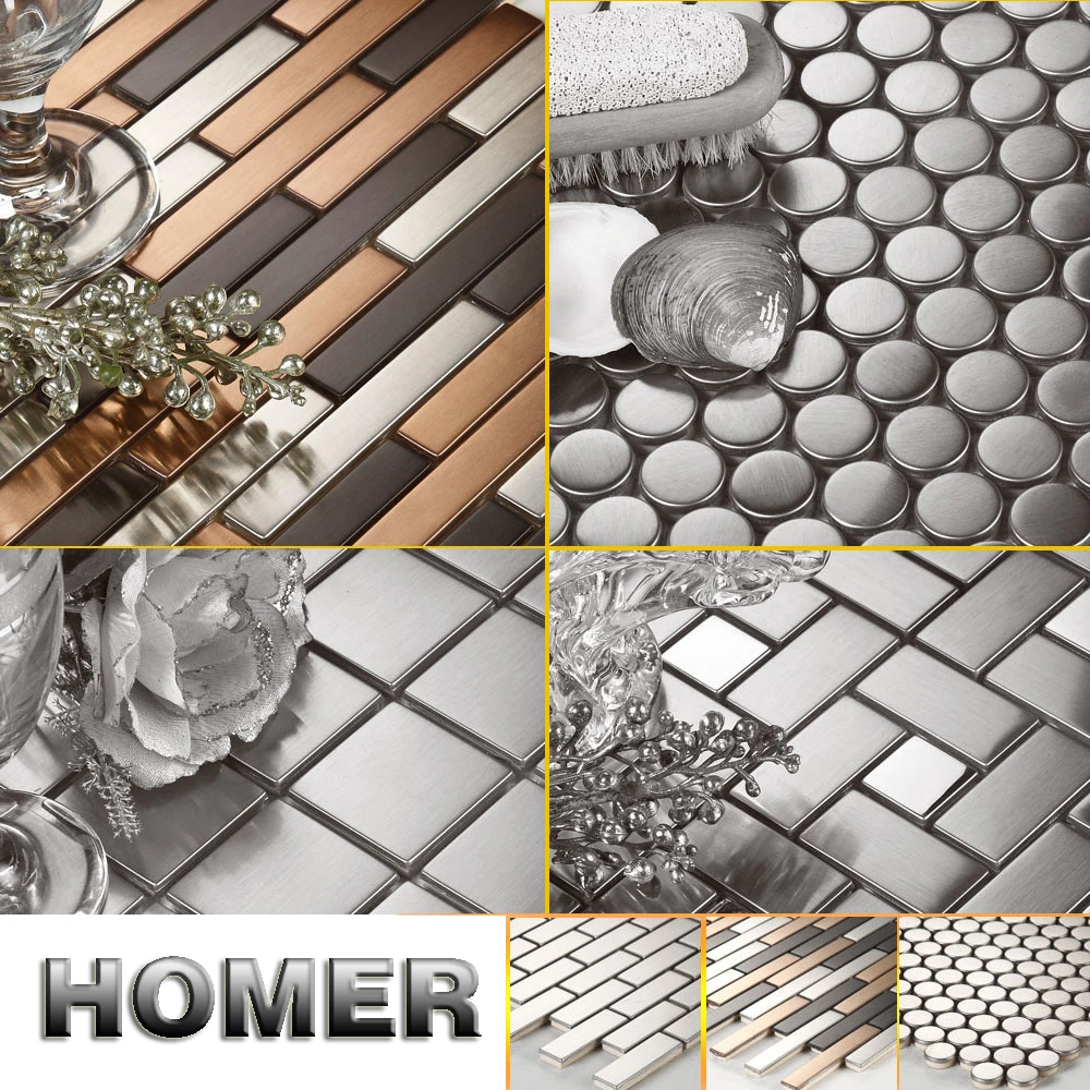Strip Rectangular Square Round Stainless Steel Metal Mosaic Tile Color Metal Mosaic For Kitchen Backsplash Bathroom Wall Tiles
Strip Rectangular Square Round Stainless Steel Metal Mosaic Tile Color Metal Mosaic For Kitchen Backsplash Bathroom Wall Tiles