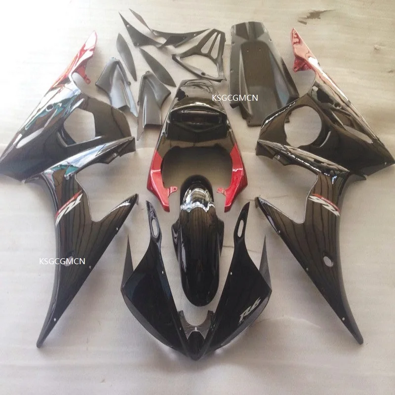 Parts ABS plastic fairing kit fit for YAMAHA YZF R6 03 04 05 All black YZF R6 2003 2004 2005 New fairings set
Parts ABS plastic fairing kit fit for YAMAHA YZF R6 03 04 05 All black YZF R6 2003 2004 2005 New fairings set