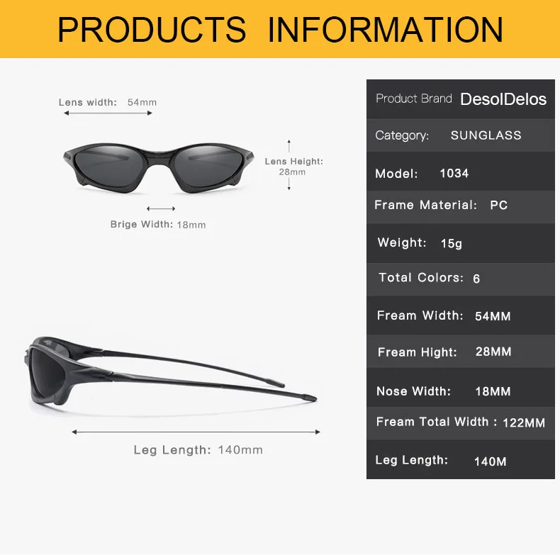 2019 Brand Design Anti-Glare Polarized Sunglasses Men's Driving Sun glasses For Men Lens Male Goggles Gafas de sol G106
2019 Brand Design Anti-Glare Polarized Sunglasses Men's Driving Sun glasses For Men Lens Male Goggles Gafas de sol G106