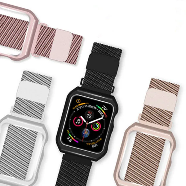 Ловушка для apple watch band Milanese Loop ремешок часов аpple 4 3 iwatch 42 мм 38 correa 44 мм/40 pulseira