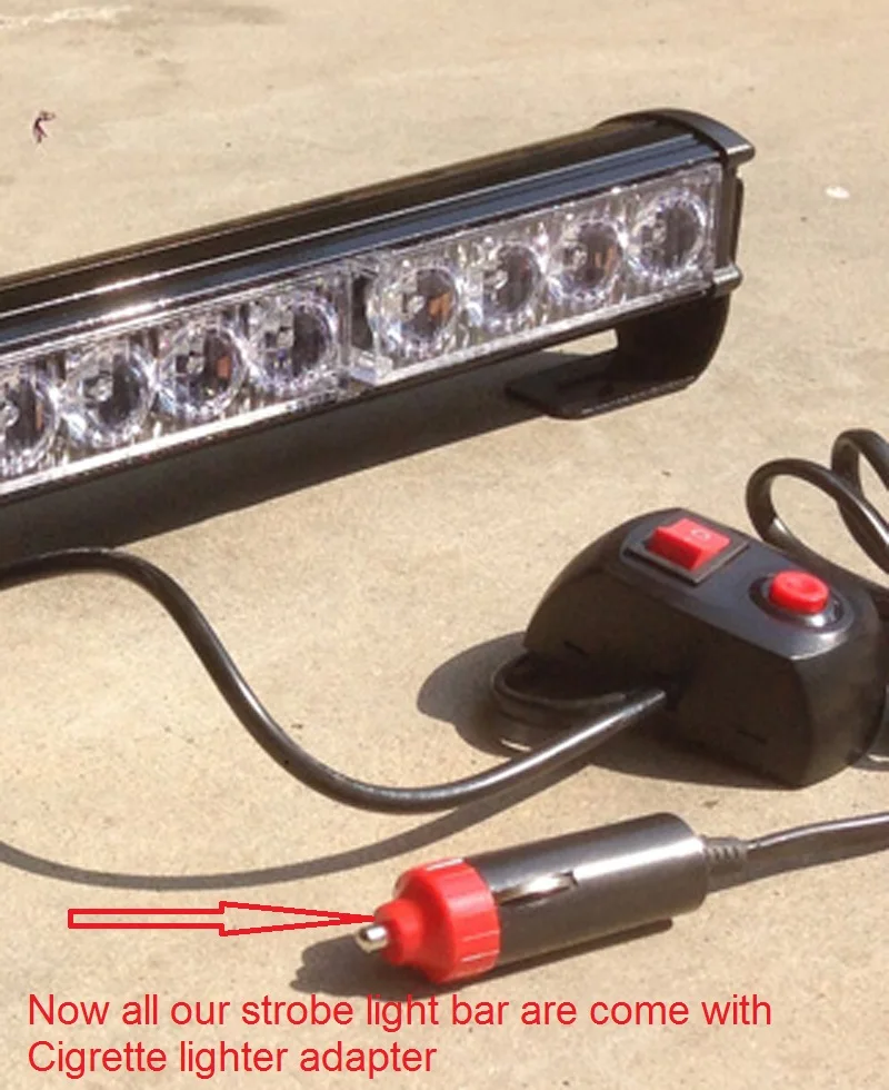 16 светодиодных сигнальных ламп автомобильный маячок стробоскоп лампа для