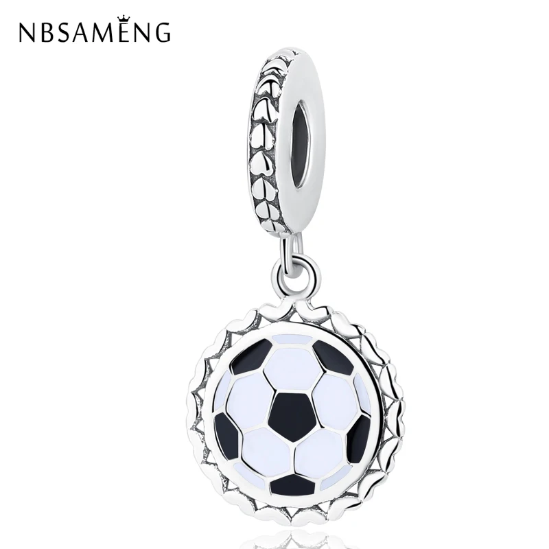 NBSAMENG 100% Стерлинговое Серебро 925 пробы бусины Fooball очаровательные эмалированные Подвески бусины подходят для женского браслета и браслета DIY...
NBSAMENG 100% Стерлинговое Серебро 925 пробы бусины Fooball очаровательные эмалированные Подвески бусины подходят для женского браслета и браслета DIY...