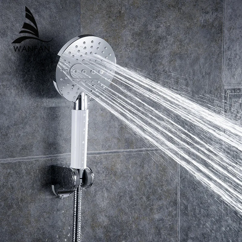 Shower Heads Chrome ABS Plastic Handheld Rainfall Shower Head Without Shower Arm Bathroom Round Thin Hand Hold Showerhead FS238
Shower Heads Chrome ABS Plastic Handheld Rainfall Shower Head Without Shower Arm Bathroom Round Thin Hand Hold Showerhead FS238