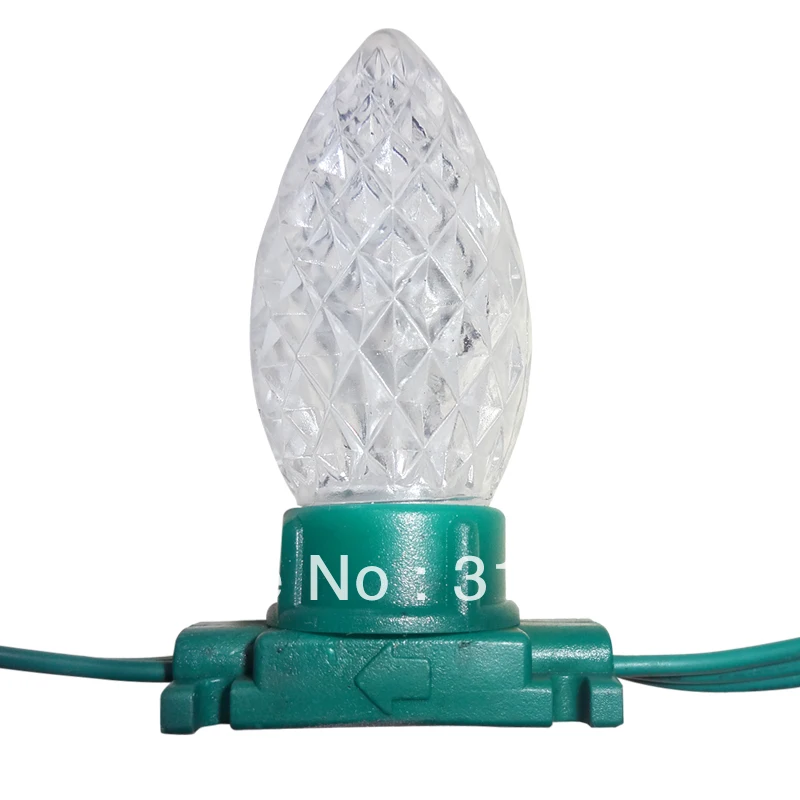 50 узлов DC12V WS2811 Светодиодный ход с крышкой C9; Водонепроницаемый, RGB Полноцветный; В зеленом цвете чехол и провод
50 узлов DC12V WS2811 Светодиодный ход с крышкой C9; Водонепроницаемый, RGB Полноцветный; В зеленом цвете чехол и провод