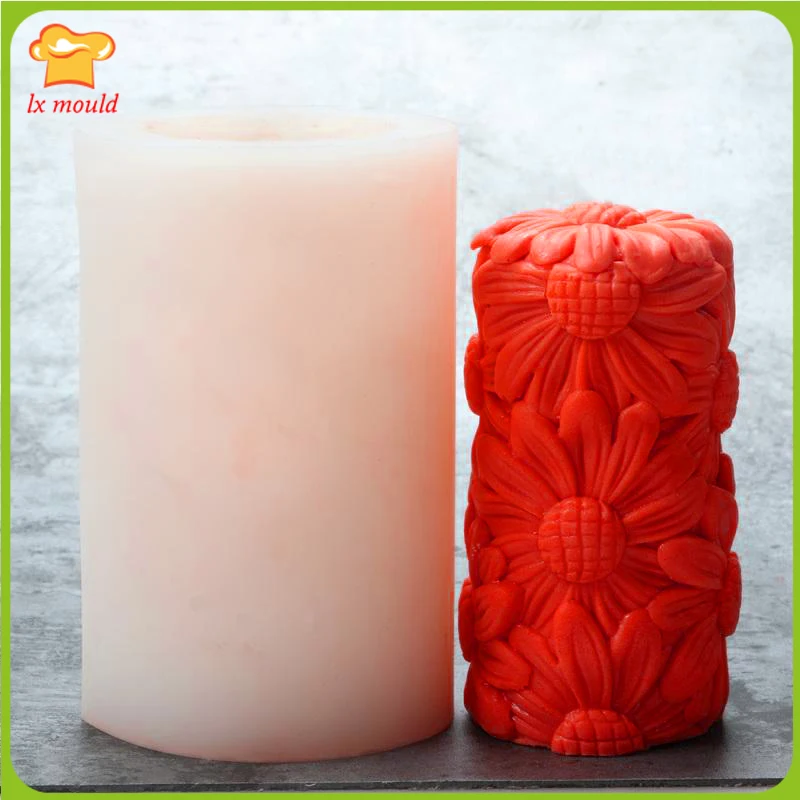 Sunflower Cylindrical Silicone Mould, Chrysanthemum Column Chocolate Cake Decorating Clay Worker Silicone Candle Silicone Molds
Sunflower Cylindrical Silicone Mould, Chrysanthemum Column Chocolate Cake Decorating Clay Worker Silicone Candle Silicone Molds