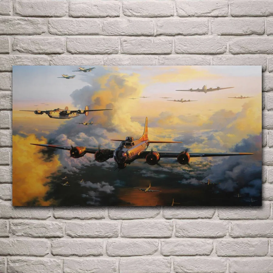 Military Boeing B-17 Flying Fortress bomber living room decoration home wall art decor wood frame fabric posters KF845
Military Boeing B-17 Flying Fortress bomber living room decoration home wall art decor wood frame fabric posters KF845