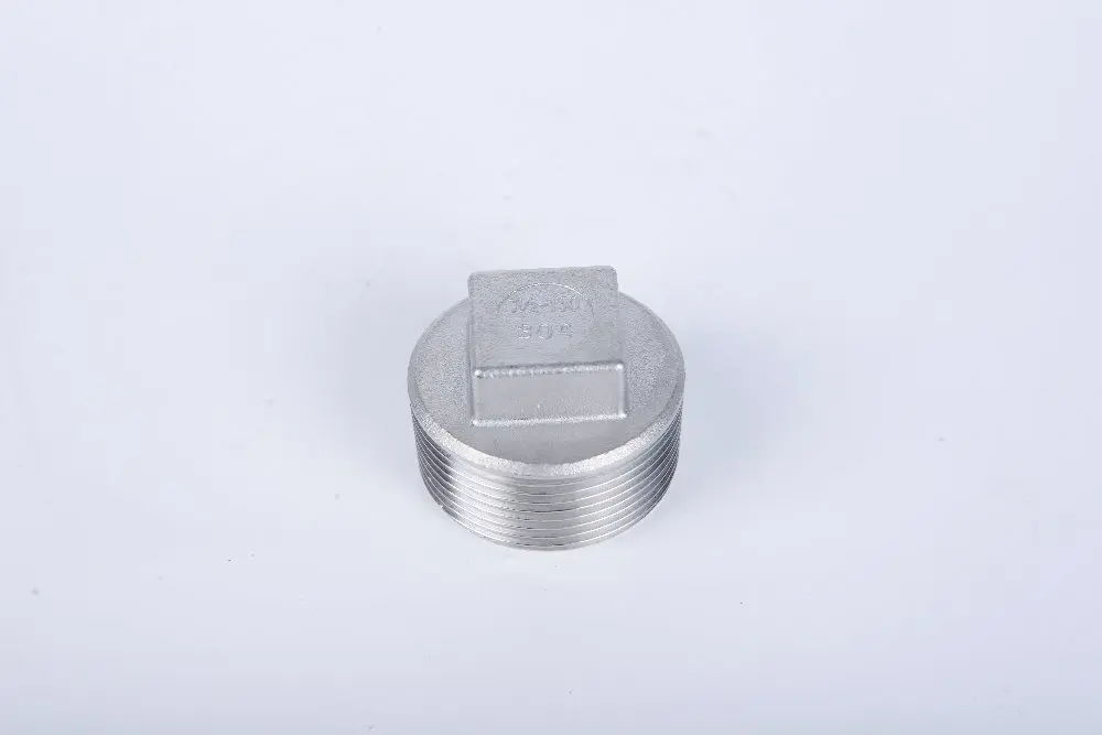 304 Stainless Steel Square Head Plug, Male BSPT Thread, 1" 1-1/4" 1-1/2" 2"-Pipe Fitting
304 Stainless Steel Square Head Plug, Male BSPT Thread, 1" 1-1/4" 1-1/2" 2"-Pipe Fitting