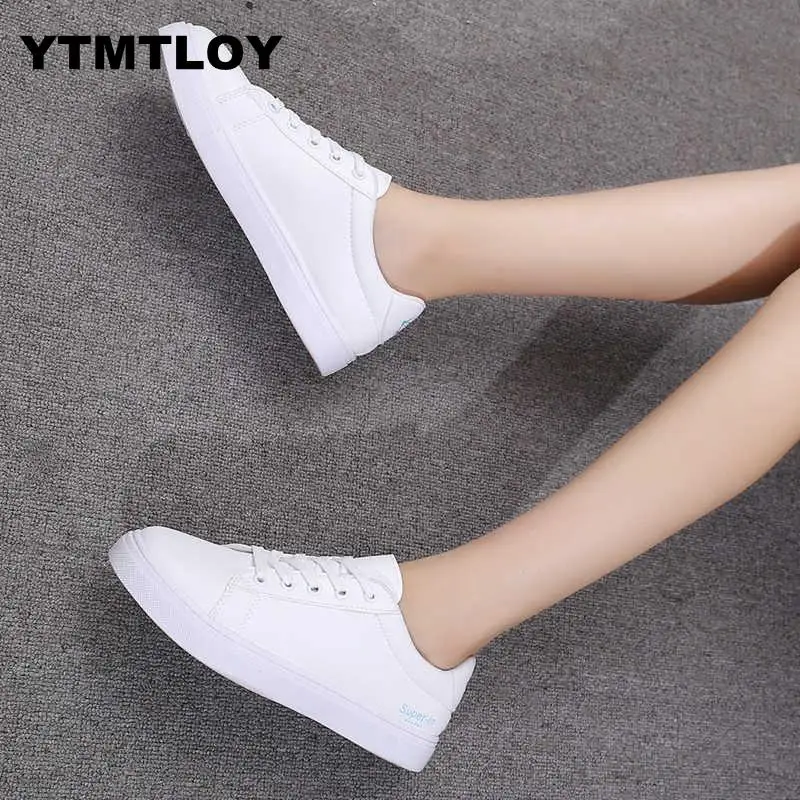 Women Sneakers Fashion Breathble Vulcanized Shoes Pu Leather Platform Lace Up Casual White Tenis Feminino Zapatos De Mujer 2019
Women Sneakers Fashion Breathble Vulcanized Shoes Pu Leather Platform Lace Up Casual White Tenis Feminino Zapatos De Mujer 2019