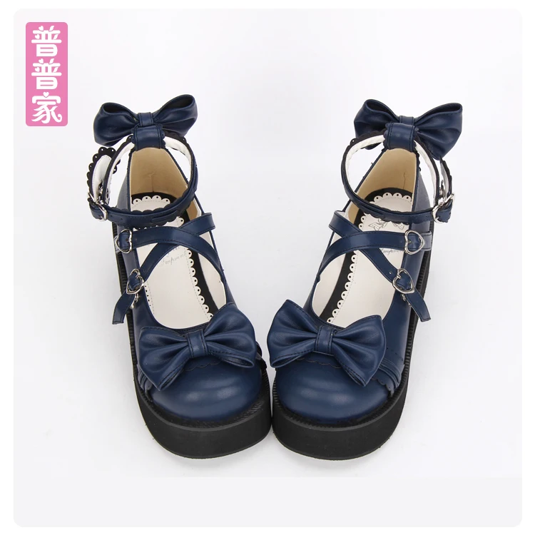 Princess sweet lolita shoes Round head shallow shoes bow tie lace muffin Princess sweet soft sister shoes lady fashion pu8018
Princess sweet lolita shoes Round head shallow shoes bow tie lace muffin Princess sweet soft sister shoes lady fashion pu8018