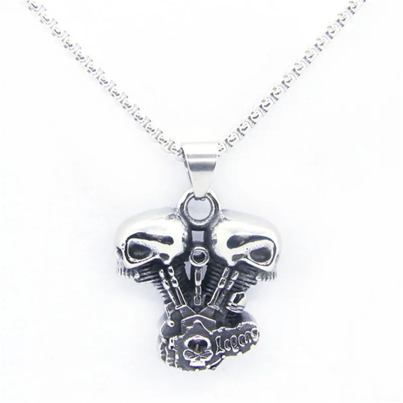 Rany&Roy Newest Motorcycles Skull Engine Pendant 316L Stainless Steel Jewelry Biker Engine Pendant
Rany&Roy Newest Motorcycles Skull Engine Pendant 316L Stainless Steel Jewelry Biker Engine Pendant