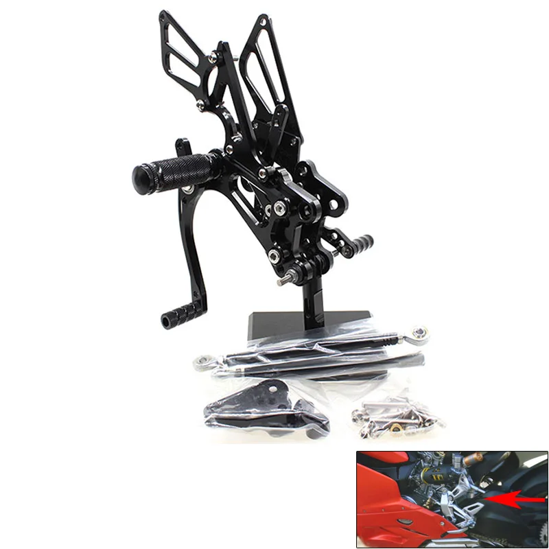 CNC Del Motociclo Pedane Regolabili Posteriori Set Spina Del Piede For Honda CBR CBR600RR 600RR ABS 2009-2015 2010 2011
CNC Del Motociclo Pedane Regolabili Posteriori Set Spina Del Piede For Honda CBR CBR600RR 600RR ABS 2009-2015 2010 2011