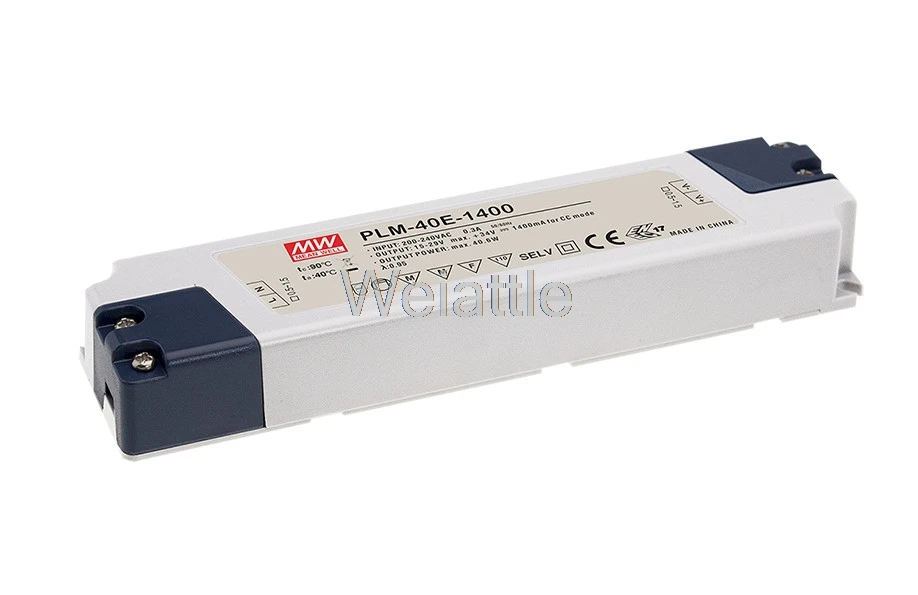 MEAN WELL original PLM-40E-1750 23V 1.75A meanwell PLM-40 23V 40.25W Single Output LED Switching Power Supply
MEAN WELL original PLM-40E-1750 23V 1.75A meanwell PLM-40 23V 40.25W Single Output LED Switching Power Supply