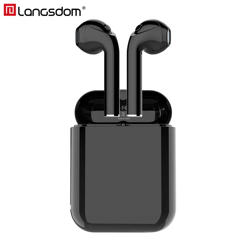 Фото Langsdom номер T7 Мини Bluetooth наушники с микрофоном Беспроводной True стерео гарнитуры