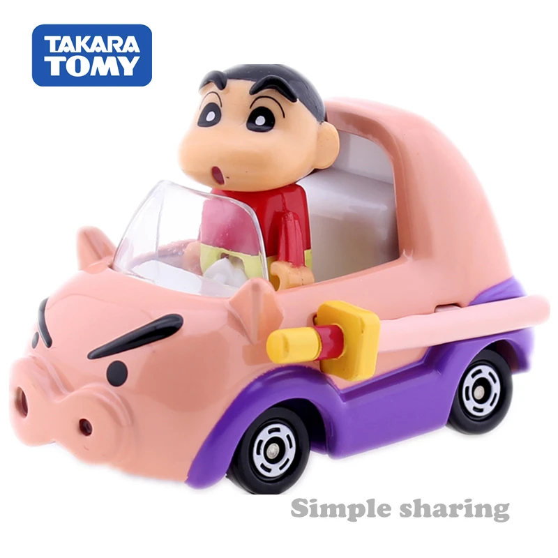 Takara Tomy TOMICA Dream Ride On R06 Crayon Shin Chan Car Diecast Anime Figure Baby Toys Funny Magic Kids Bauble | Игрушки и хобби