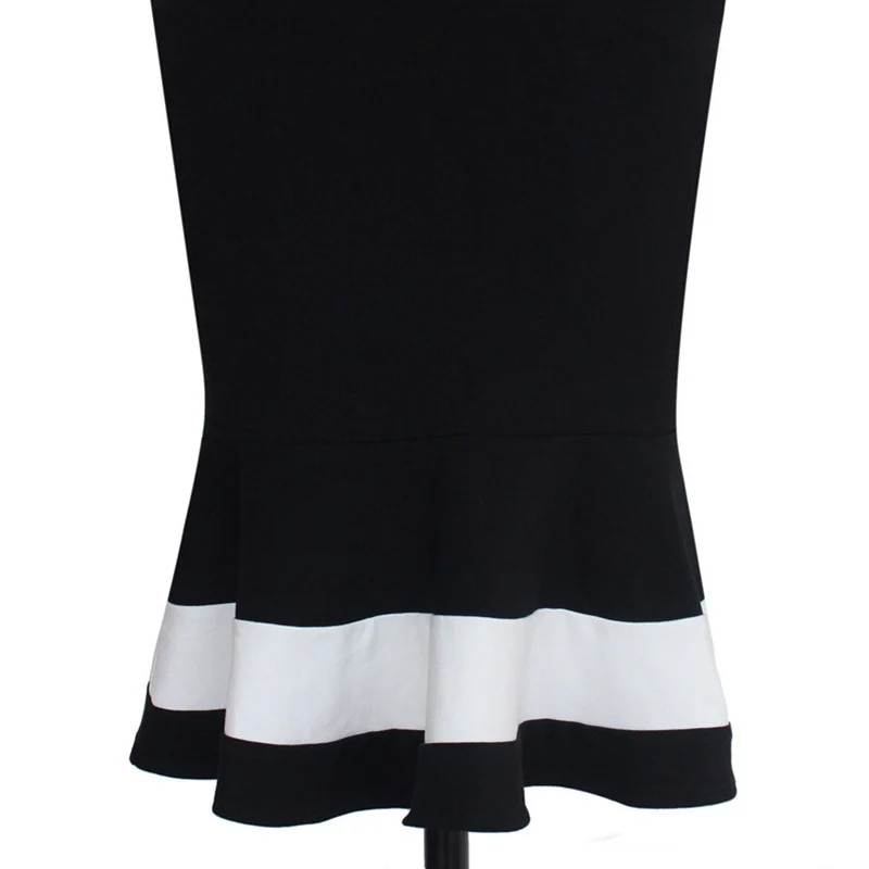 Plus Size S-XXL Vestido De Festa Three Quarter Dresses Black Solid Draped Fishtail Dress High Waist Slim Woman Dress Casual Hot
Plus Size S-XXL Vestido De Festa Three Quarter Dresses Black Solid Draped Fishtail Dress High Waist Slim Woman Dress Casual Hot