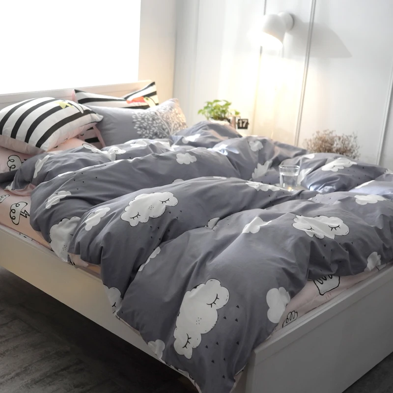 Printing Cotton Forest series Bedding Set fitted Sheet Comfortable Soft Duvet Cover 4pcs twin queen King Size Housse De Couette
Printing Cotton Forest series Bedding Set fitted Sheet Comfortable Soft Duvet Cover 4pcs twin queen King Size Housse De Couette