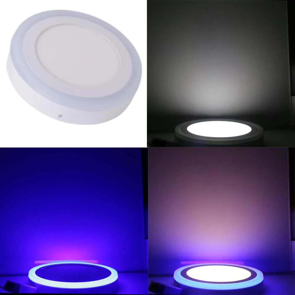 2016 no cutting double color led ceiling lamp surface mounted 6w/9w/16w/24w panel light CE/RoHS with 3 years warranty x 30pcs
2016 no cutting double color led ceiling lamp surface mounted 6w/9w/16w/24w panel light CE/RoHS with 3 years warranty x 30pcs