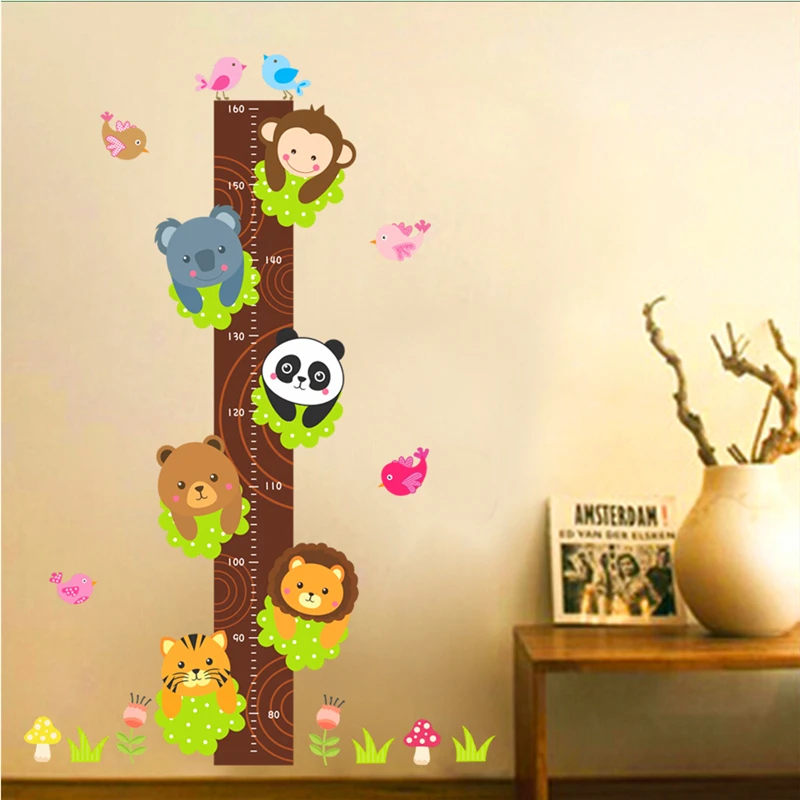 forest panda tiger lion monkey height measure wall stickers for kids rooms decor cartoon animals growth chart wall decals poster
forest panda tiger lion monkey height measure wall stickers for kids rooms decor cartoon animals growth chart wall decals poster