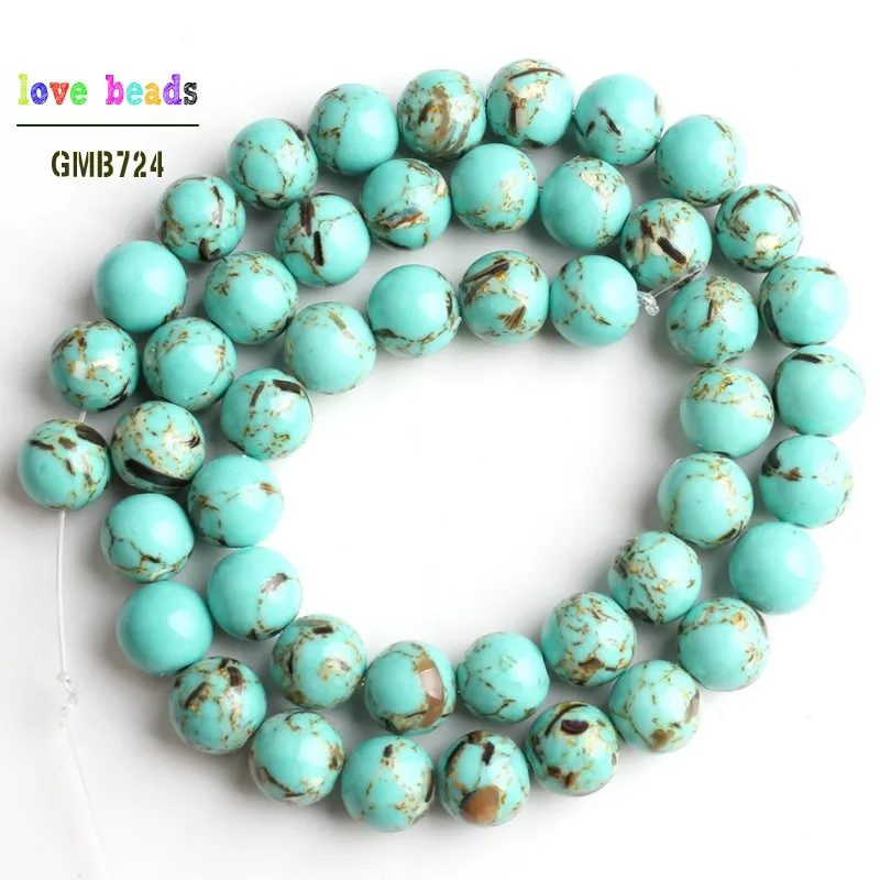 Green Shell Howlite Stone Round Loose Beads for Jewelry Making 15'' Strand DIY Bracelet 4/6/8/10/12mm
Green Shell Howlite Stone Round Loose Beads for Jewelry Making 15'' Strand DIY Bracelet 4/6/8/10/12mm
