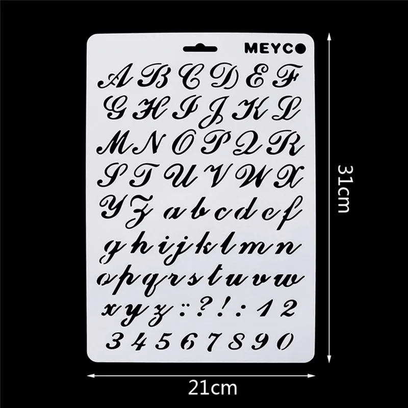 Lettering Stencils, Letter and Number Stencil, Painting Paper Craft Alphabet and Number Stencils (#2)
Lettering Stencils, Letter and Number Stencil, Painting Paper Craft Alphabet and Number Stencils (#2)