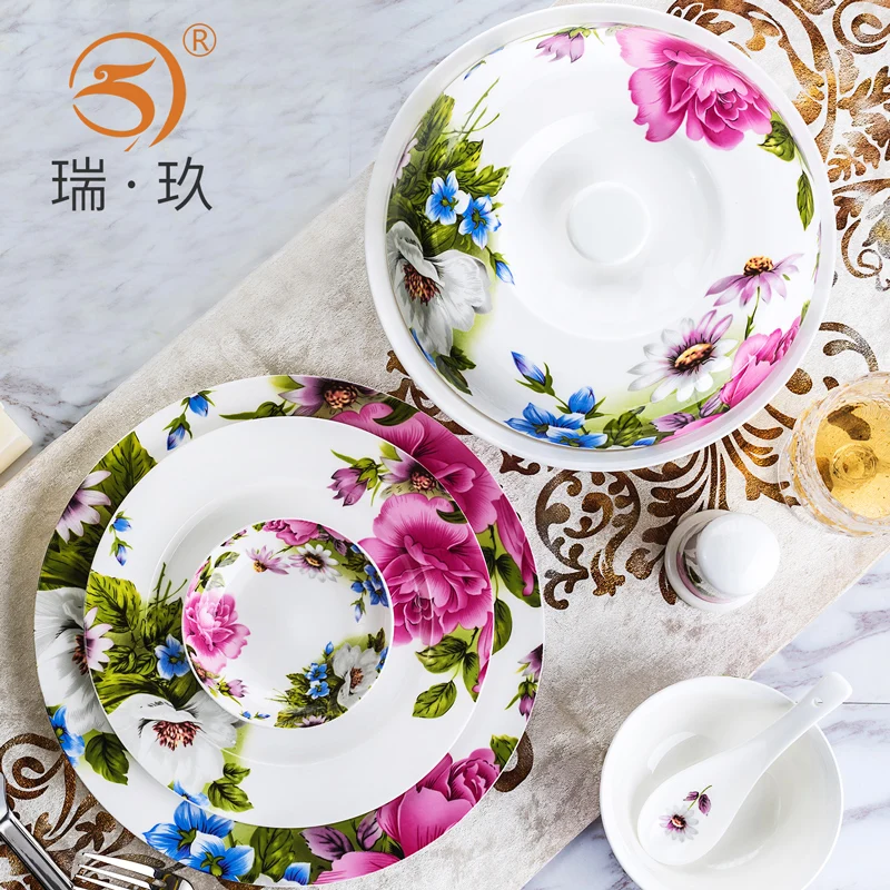 Guci Tangshan Bone Porcelain Tableware Household Chinese Rice Bowl Plate Spoon Porcelain Soup Pot Fish Plate Free Matching
Guci Tangshan Bone Porcelain Tableware Household Chinese Rice Bowl Plate Spoon Porcelain Soup Pot Fish Plate Free Matching