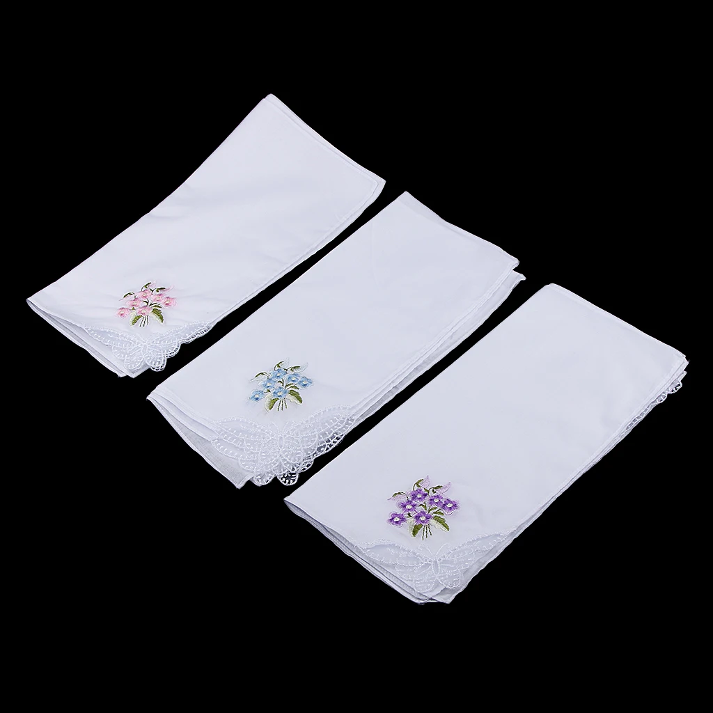 Pack of 12 Vintage Women's Elegant Flower Embroidery Cotton Handkerchiefs Soft Hanky Women's Pocket Square Handkerchiefs
Pack of 12 Vintage Women's Elegant Flower Embroidery Cotton Handkerchiefs Soft Hanky Women's Pocket Square Handkerchiefs
