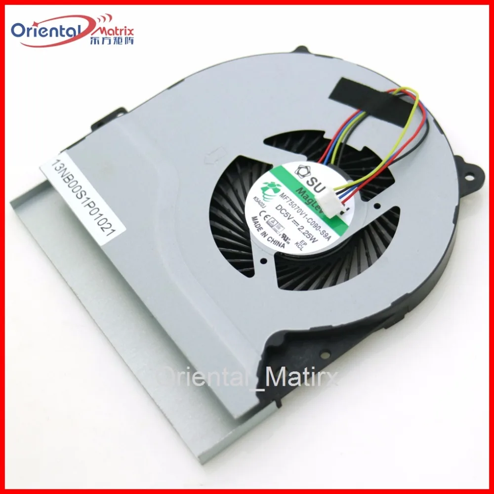 MF75070V1-C090-S9A 5 в постоянного тока вентилятор для ASUS X550V X450VC F550V X550CC охлаждающий вентилятор для процессора ноутбука
MF75070V1-C090-S9A 5 в постоянного тока вентилятор для ASUS X550V X450VC F550V X550CC охлаждающий вентилятор для процессора ноутбука