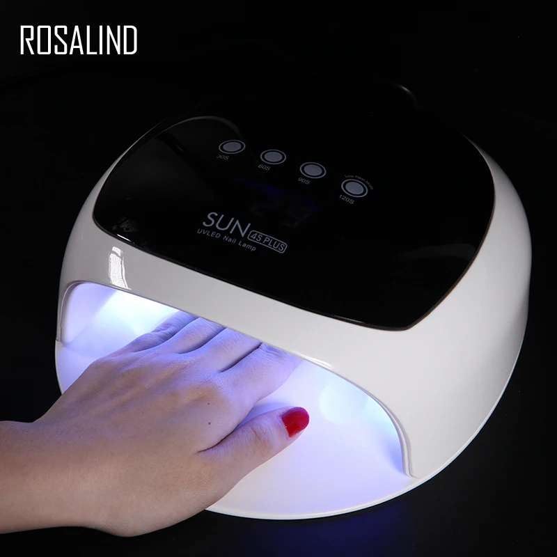 ROSALIND 52W Nails Lamp UV LED Nail Dryer for Gel Lacquer Manicure Tools Material Sosk off Polish Art Tool | Красота и здоровье