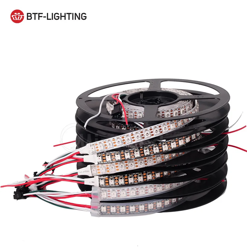 Бесплатная доставка 1 м 74/96/100led/м WS2812B светодиодные полосы 2812 пикселей IP30/65/67
