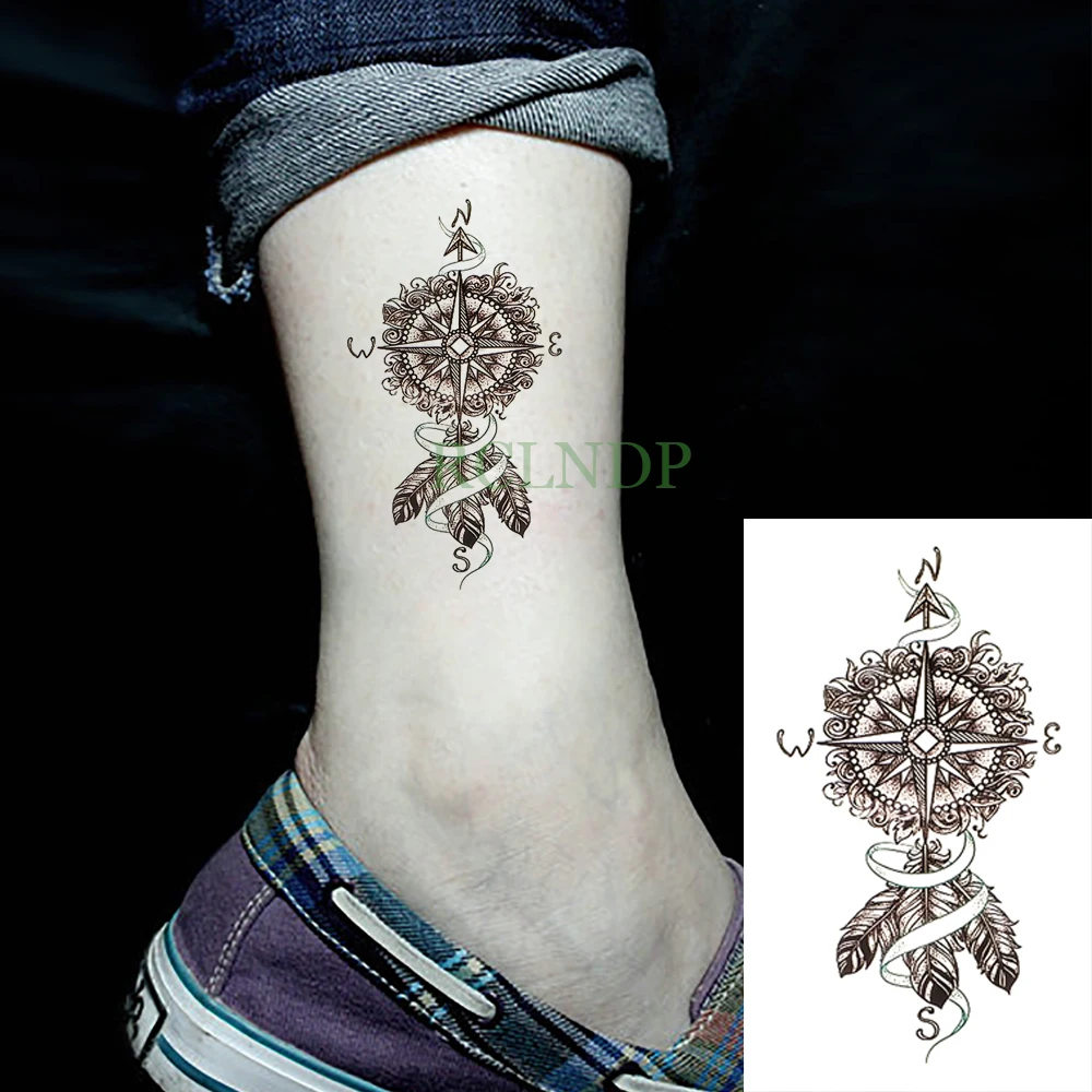 Waterproof Temporary Tattoo Sticker compass Dreamcatcher Fake Tatto Flash Tatoo Tatouage Wrist Foot Hand Arm For Girl Women Men
Waterproof Temporary Tattoo Sticker compass Dreamcatcher Fake Tatto Flash Tatoo Tatouage Wrist Foot Hand Arm For Girl Women Men